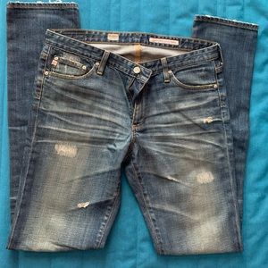Men AG distressed denim Jeans